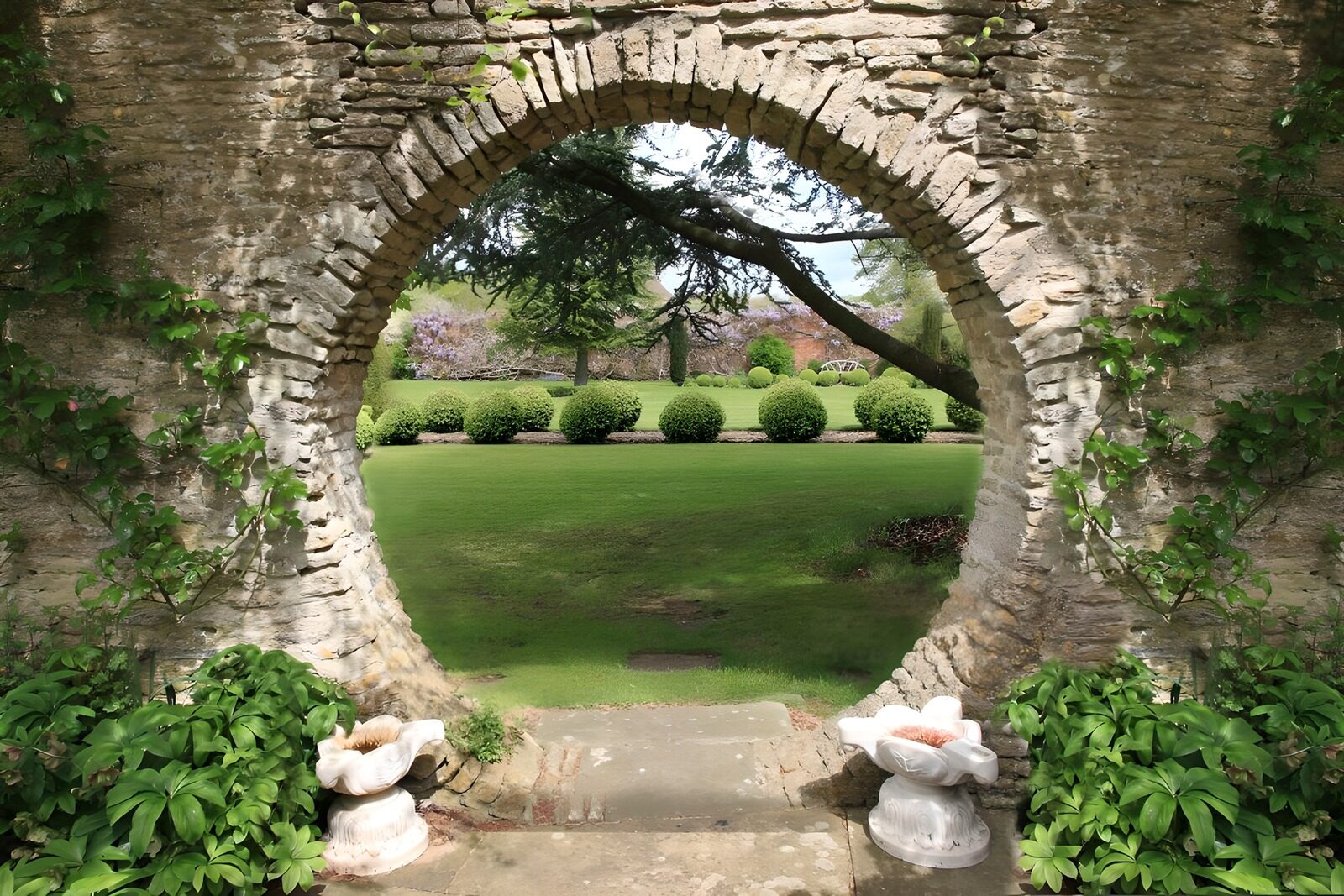 Tranquil Garden Archway