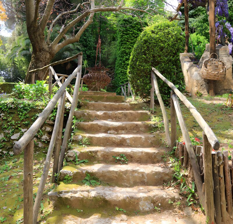 Serene Garden Steps