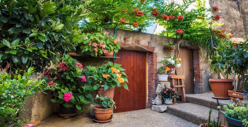 Charming Garden Entrance