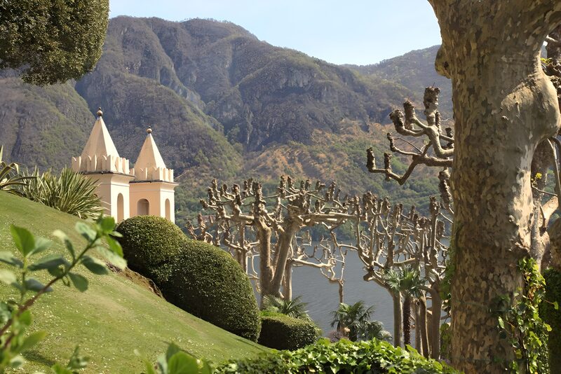 Scenic View of Hills and Gardens