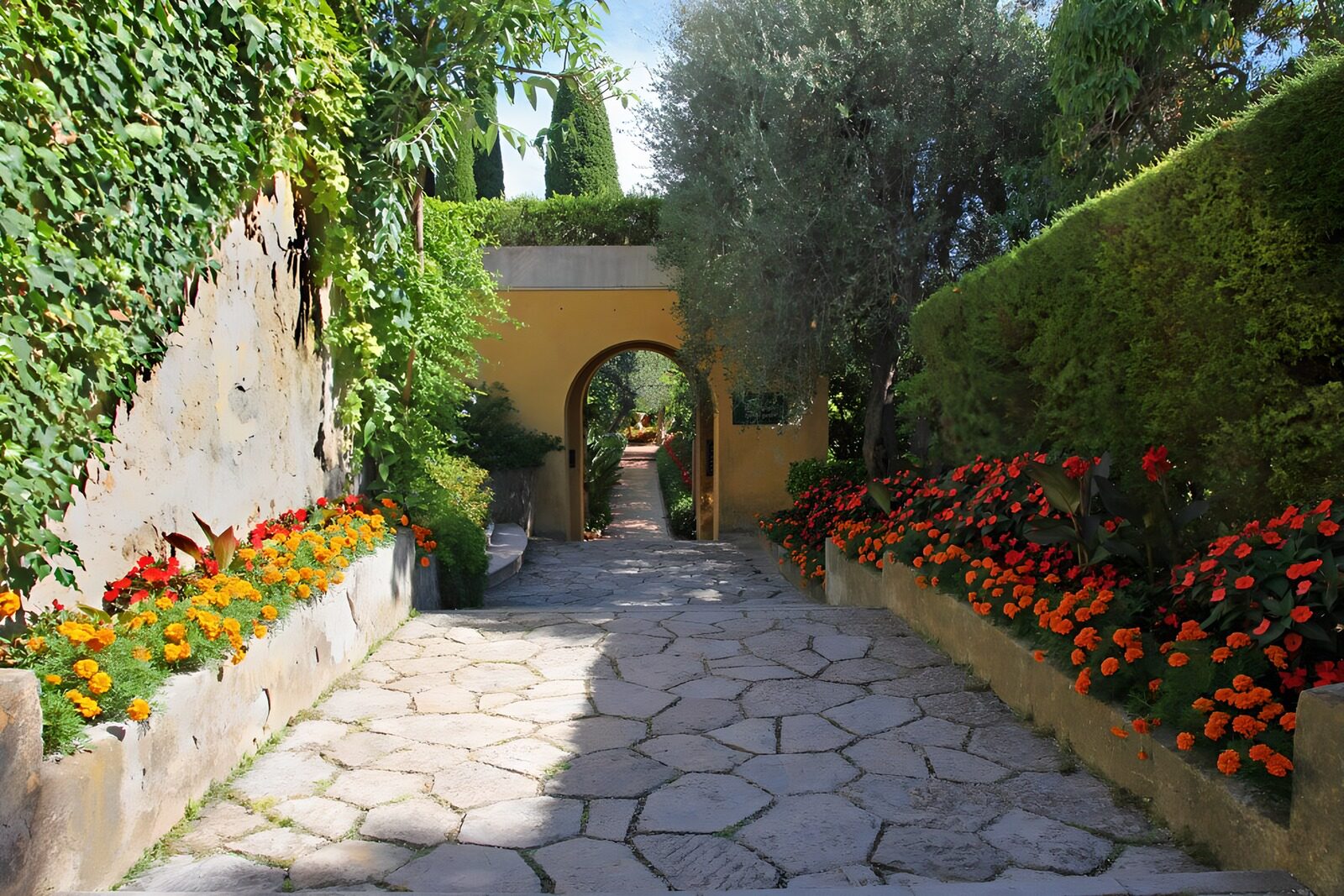 Serene Garden Pathway