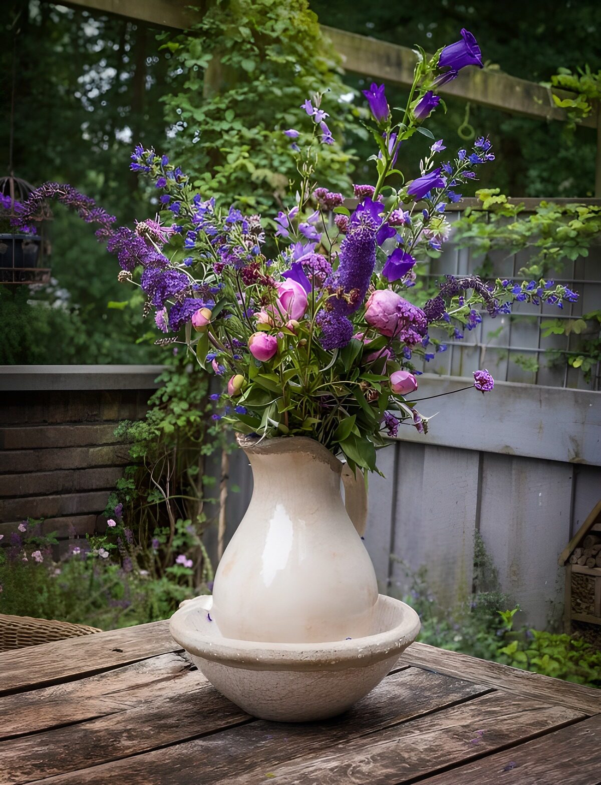 Charming Floral Arrangement in a Vase