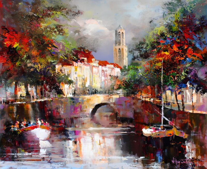 Vibrant Reflections of a Canal