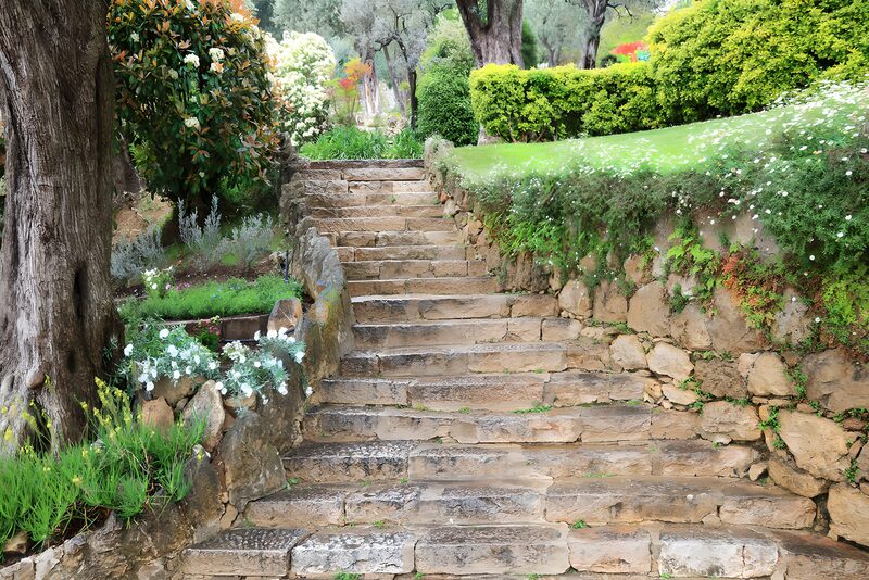 Serene Garden Steps