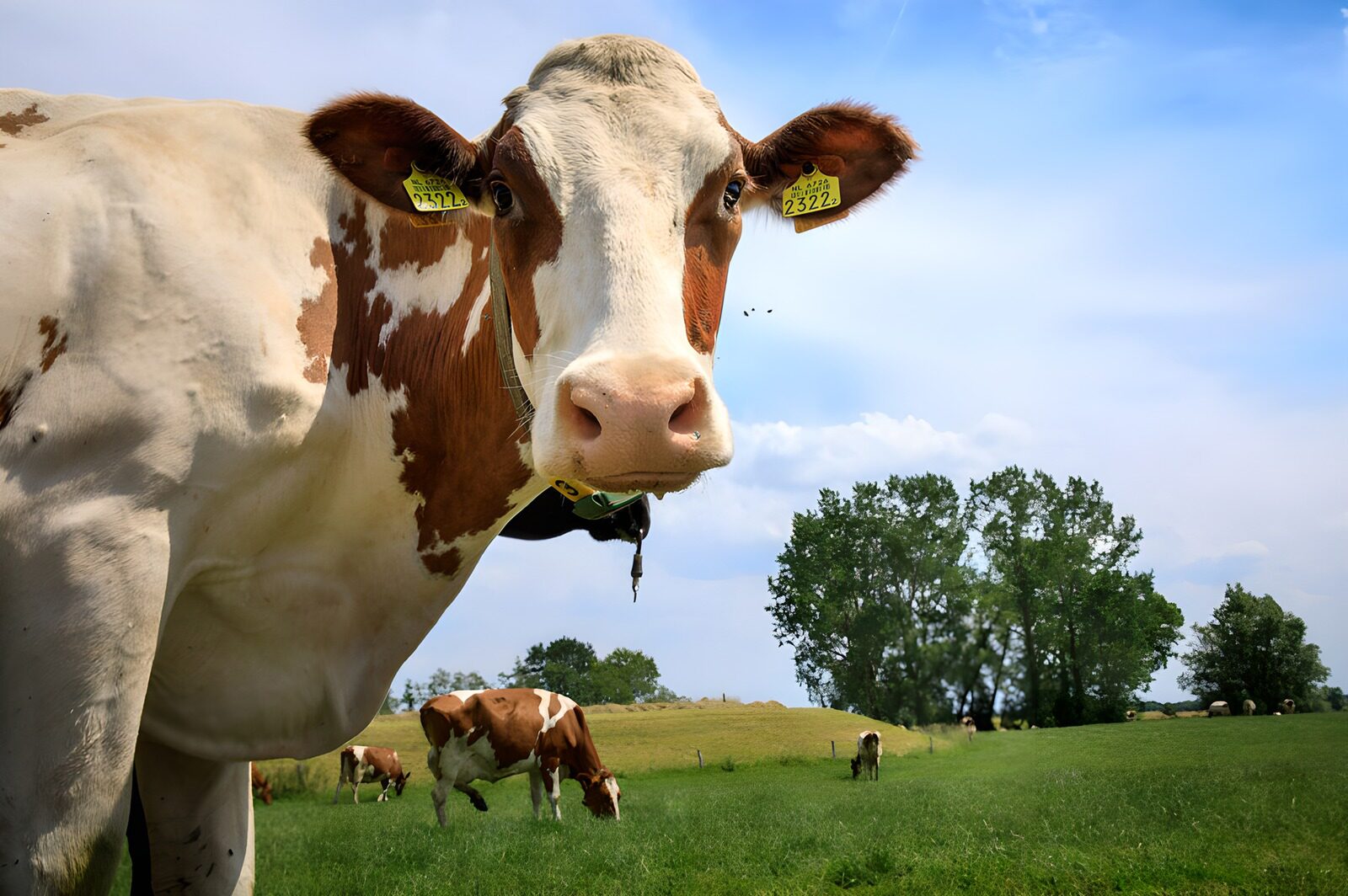 Curious Cow in Pasture