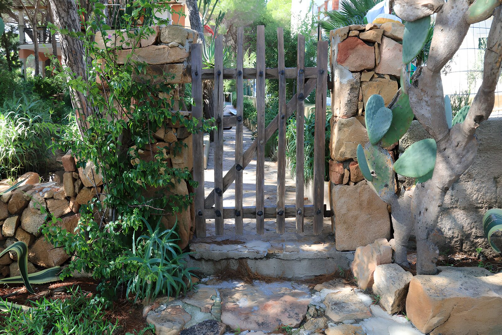 Rustic Garden Gate Entrance