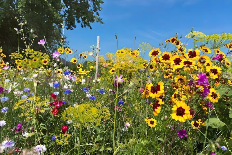 Vibrant Wildflower Meadow in Bloom