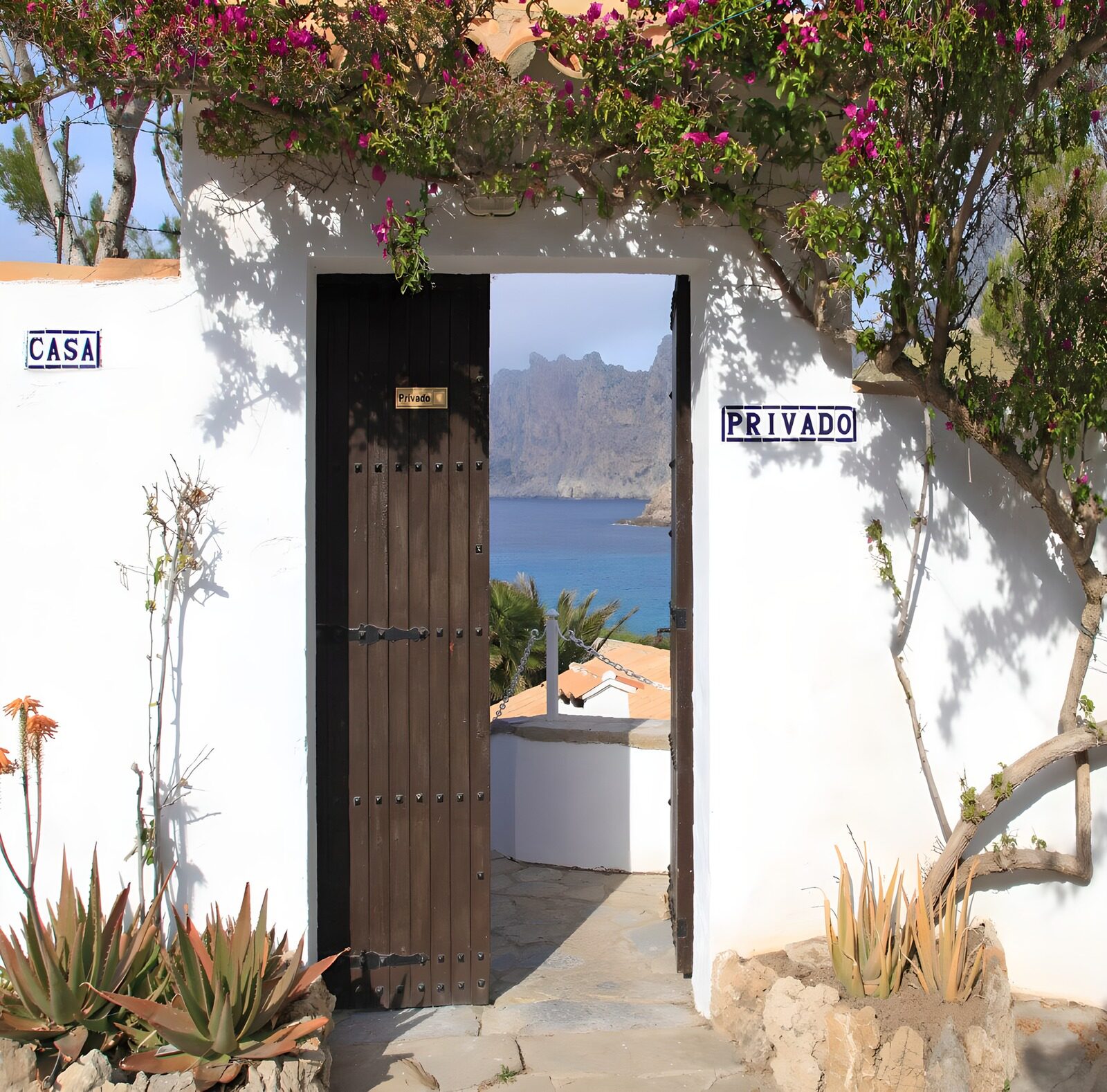 Tranquil Coastal Entrance