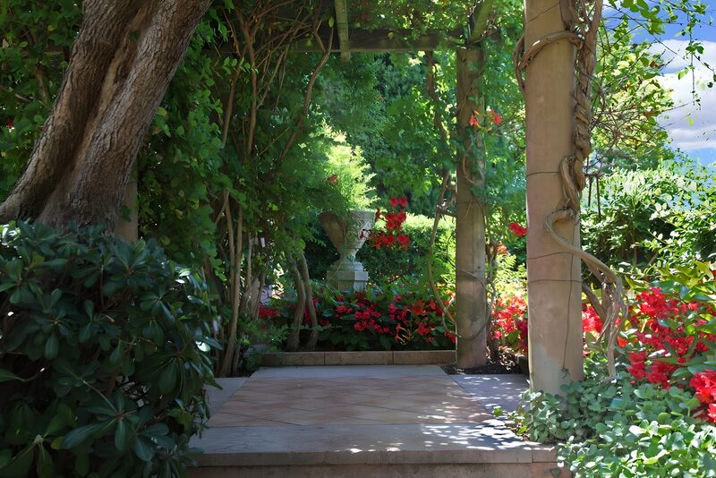 Lush Garden Pathway