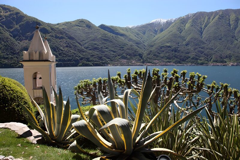 Scenic View of Lake and Mountains