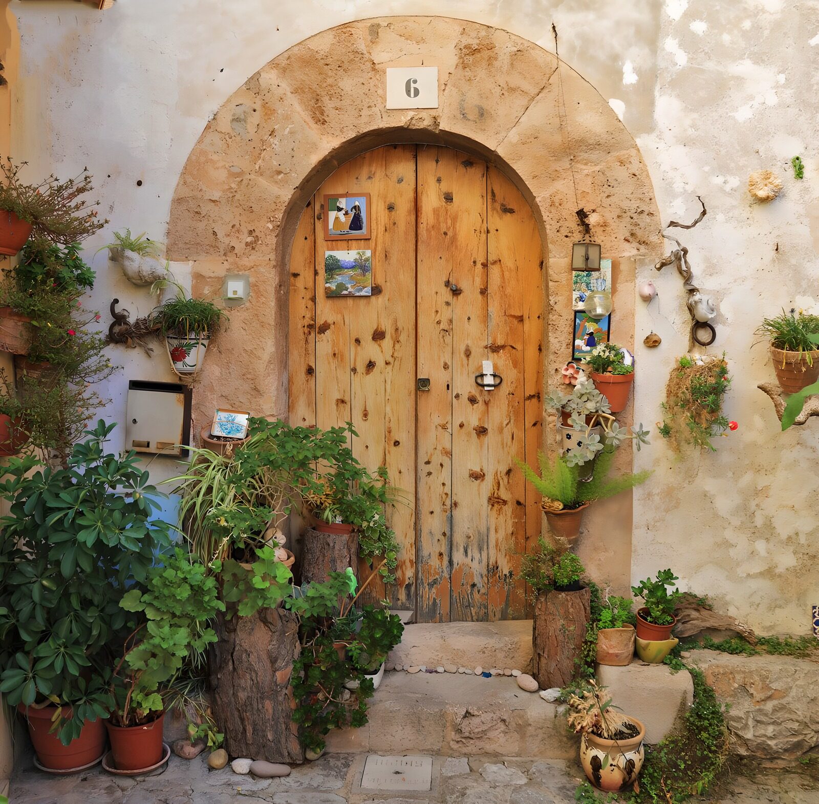 Charming Rustic Doorway