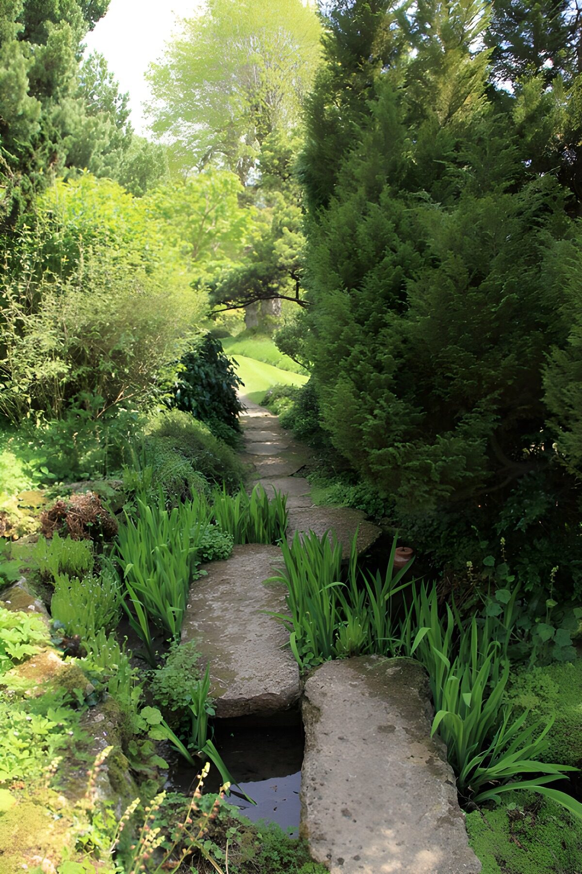 Tranquil Garden Pathway