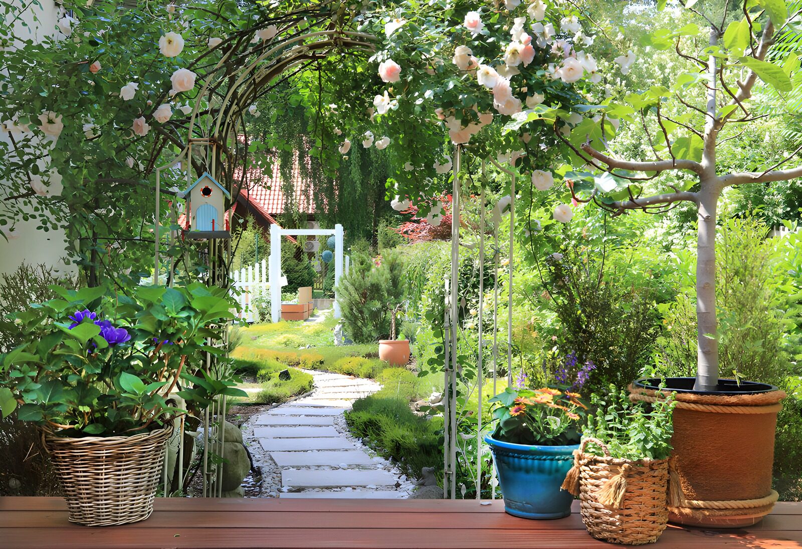 Tranquil Garden Pathway