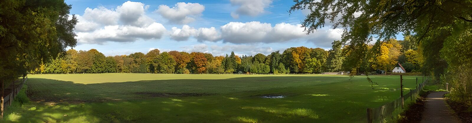 Tranquil Autumn Landscape Panorama
