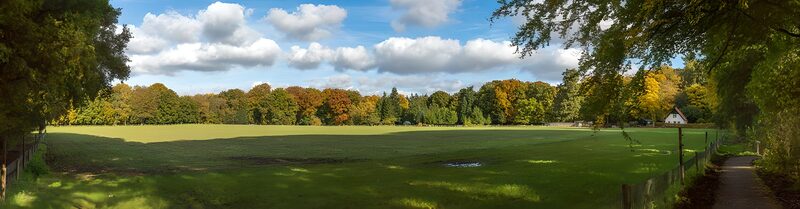Tranquil Autumn Landscape Panorama