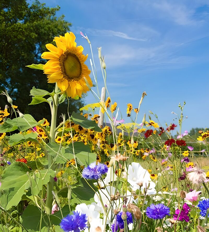 Vibrant Summer Flower Field