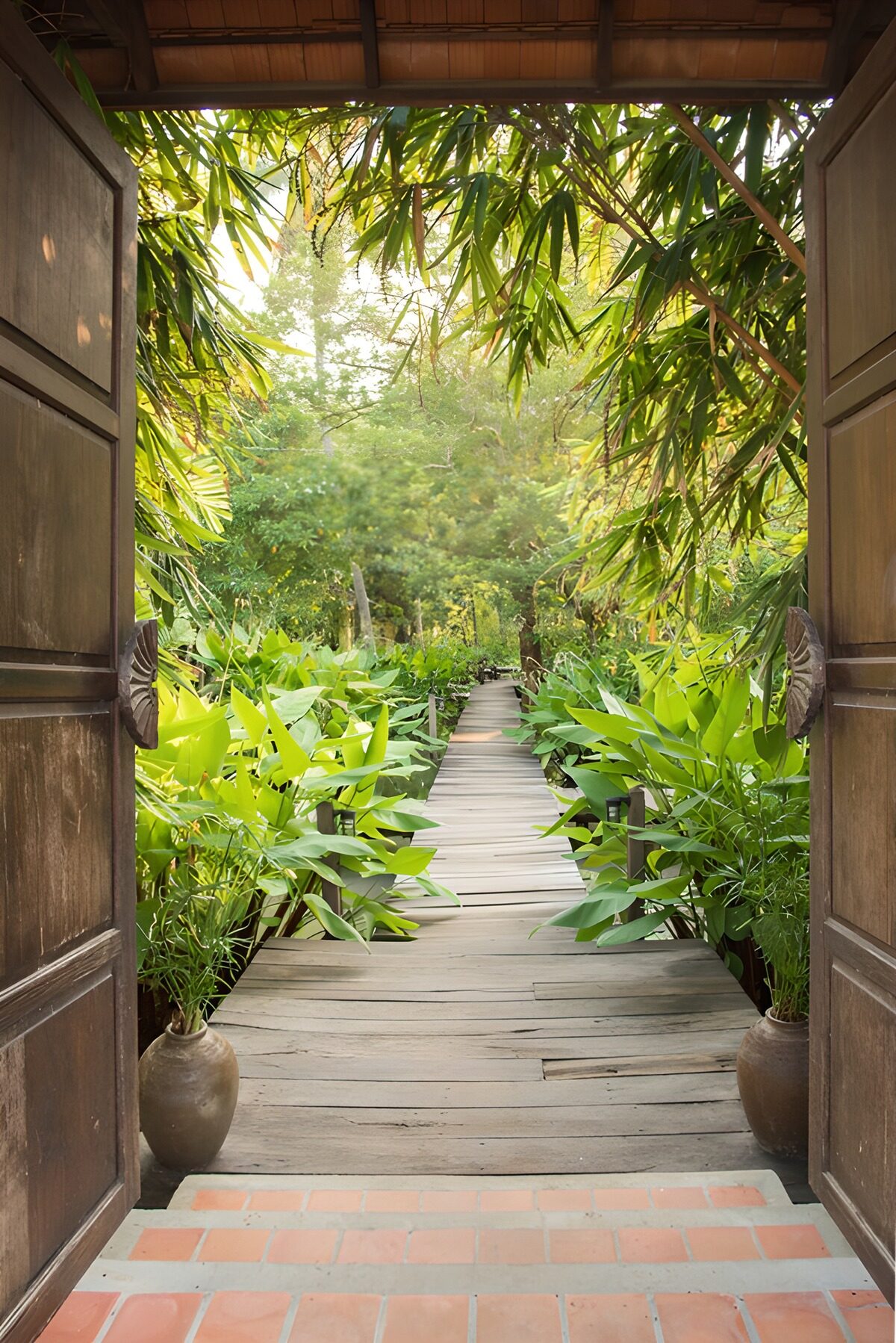 Tranquil Garden Pathway