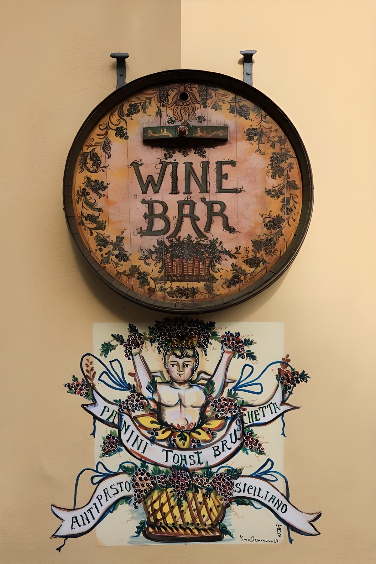 Rustic Wine Bar Signage