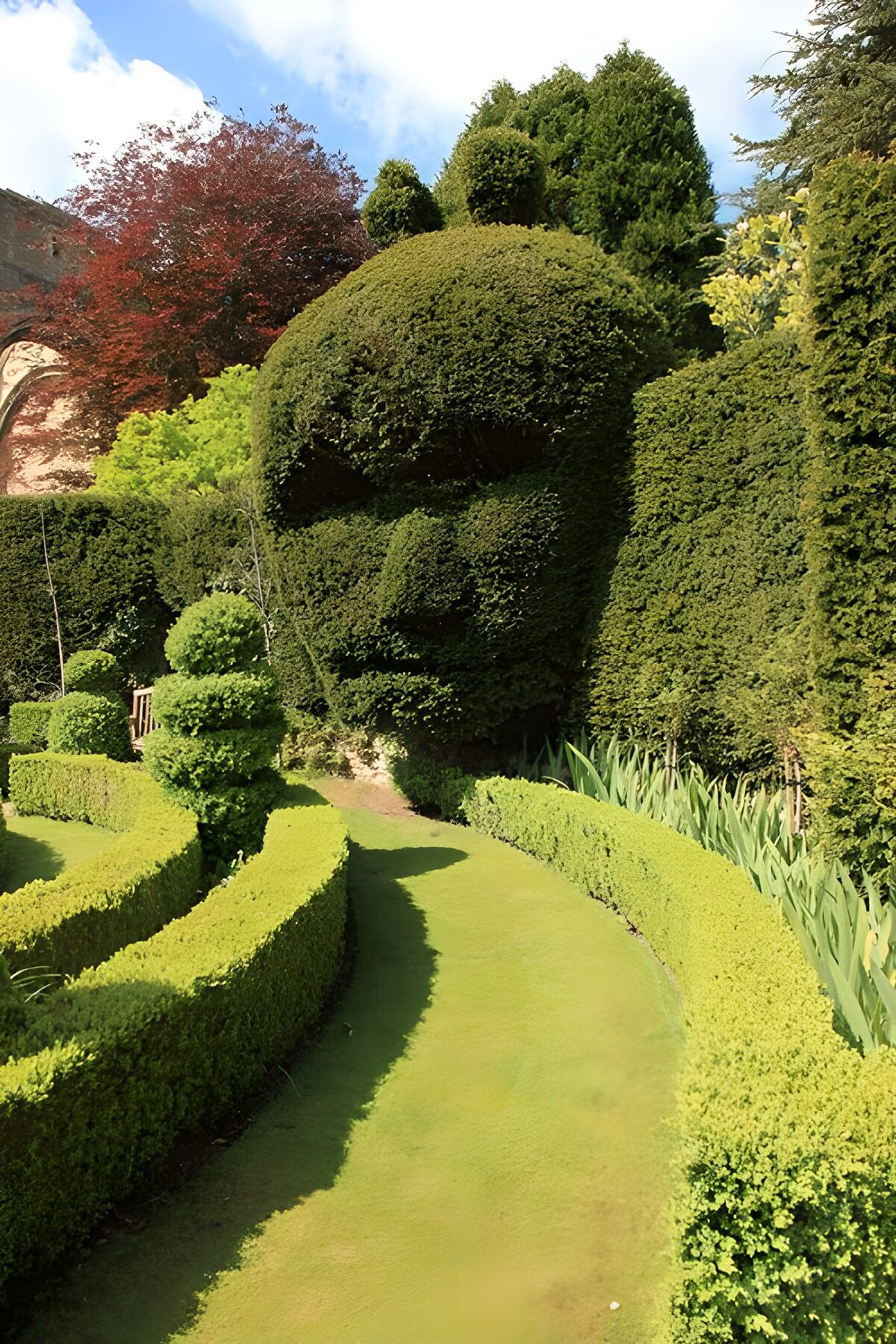 Whimsical Garden Face Sculpture