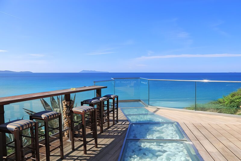 Oceanview Cafe with Glass Walkway