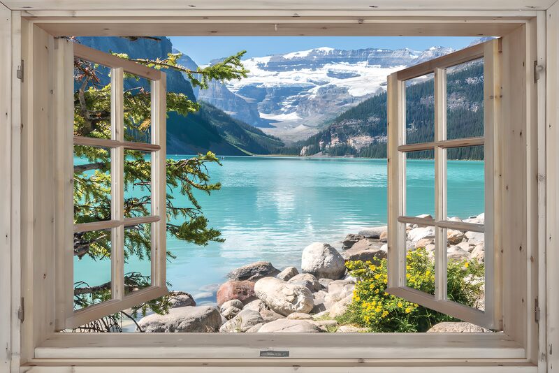 Tranquil Escape Through a Window