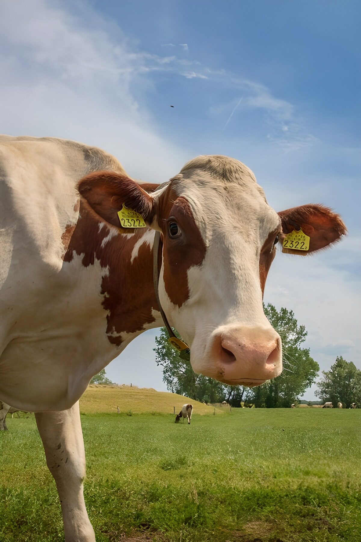 Curious Cow in the Meadow