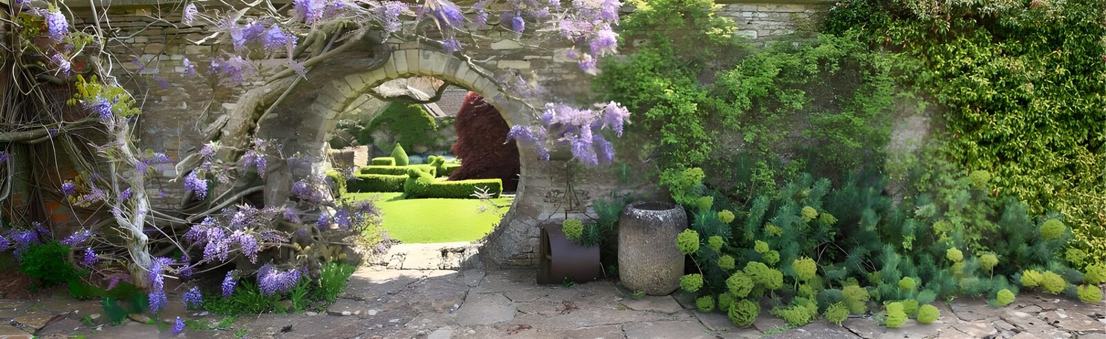 Serene Garden Archway