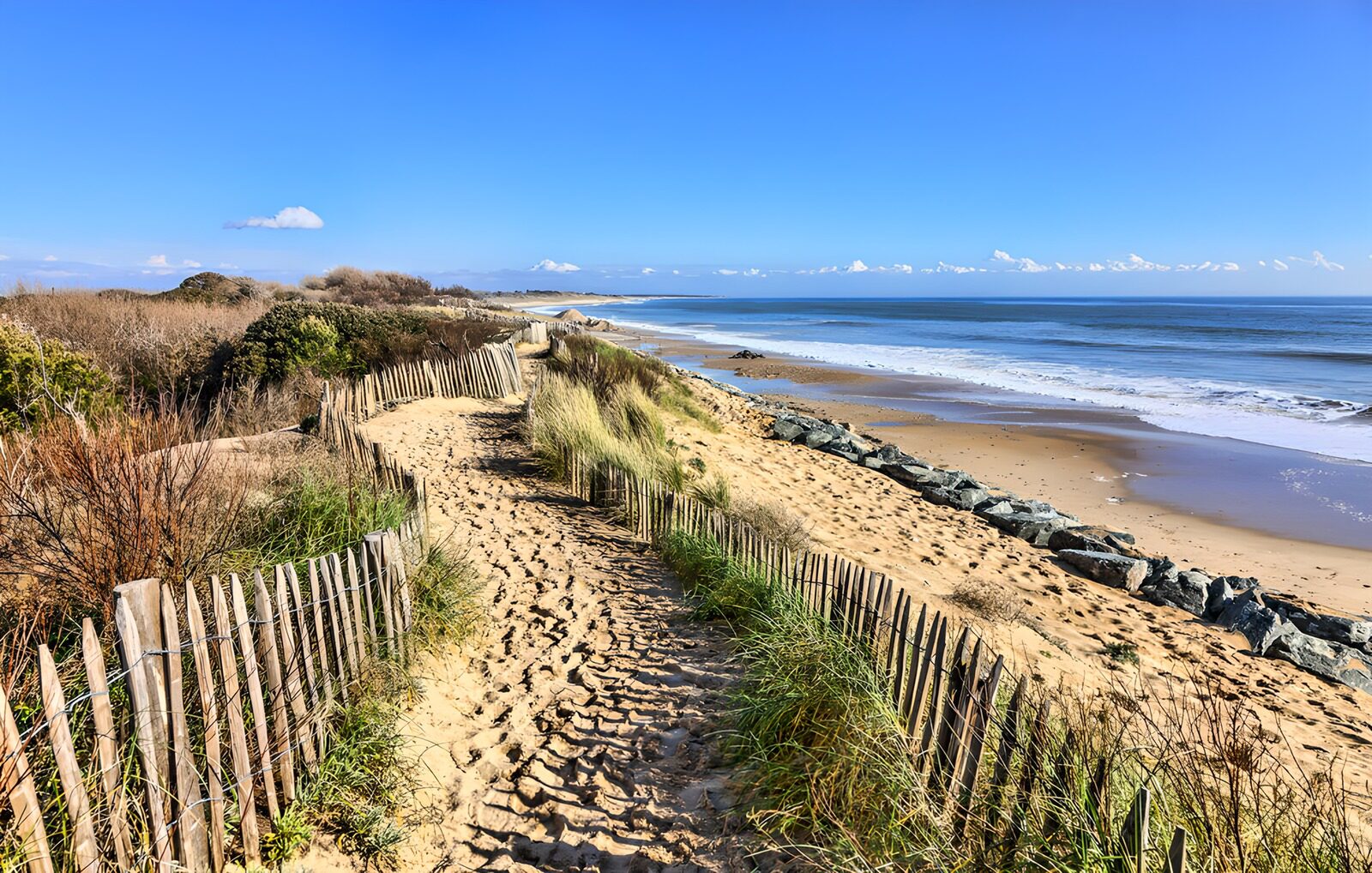 Tranquil Beach Pathway
