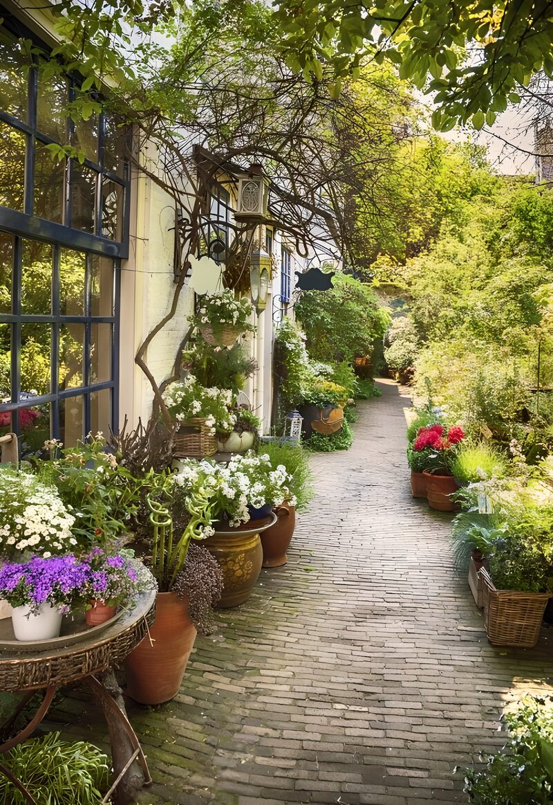 Serene Garden Pathway
