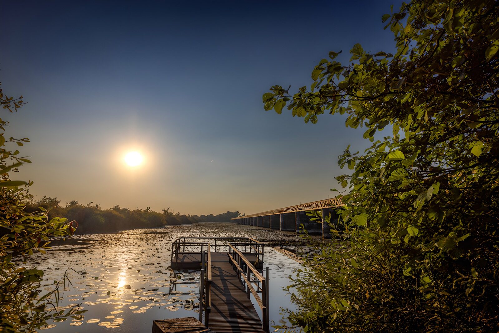 Serene Sunset Over Tranquil Waters