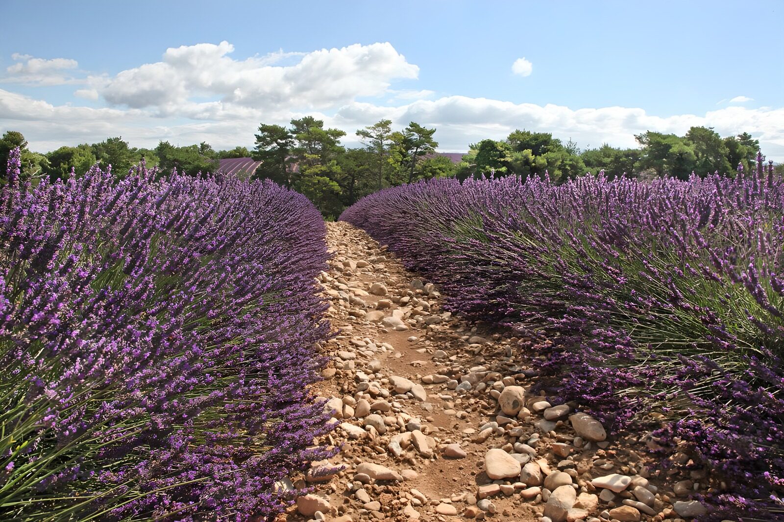 Lavender Fields in Bloom