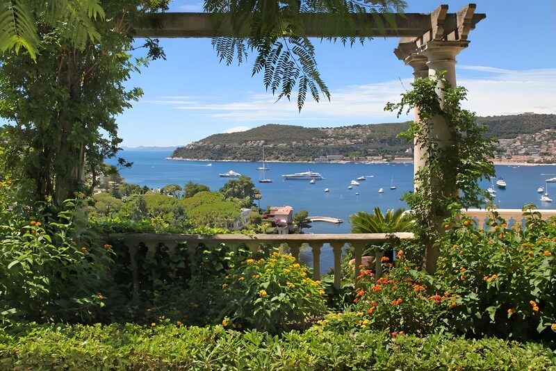 Serene Coastal View from Garden Retreat