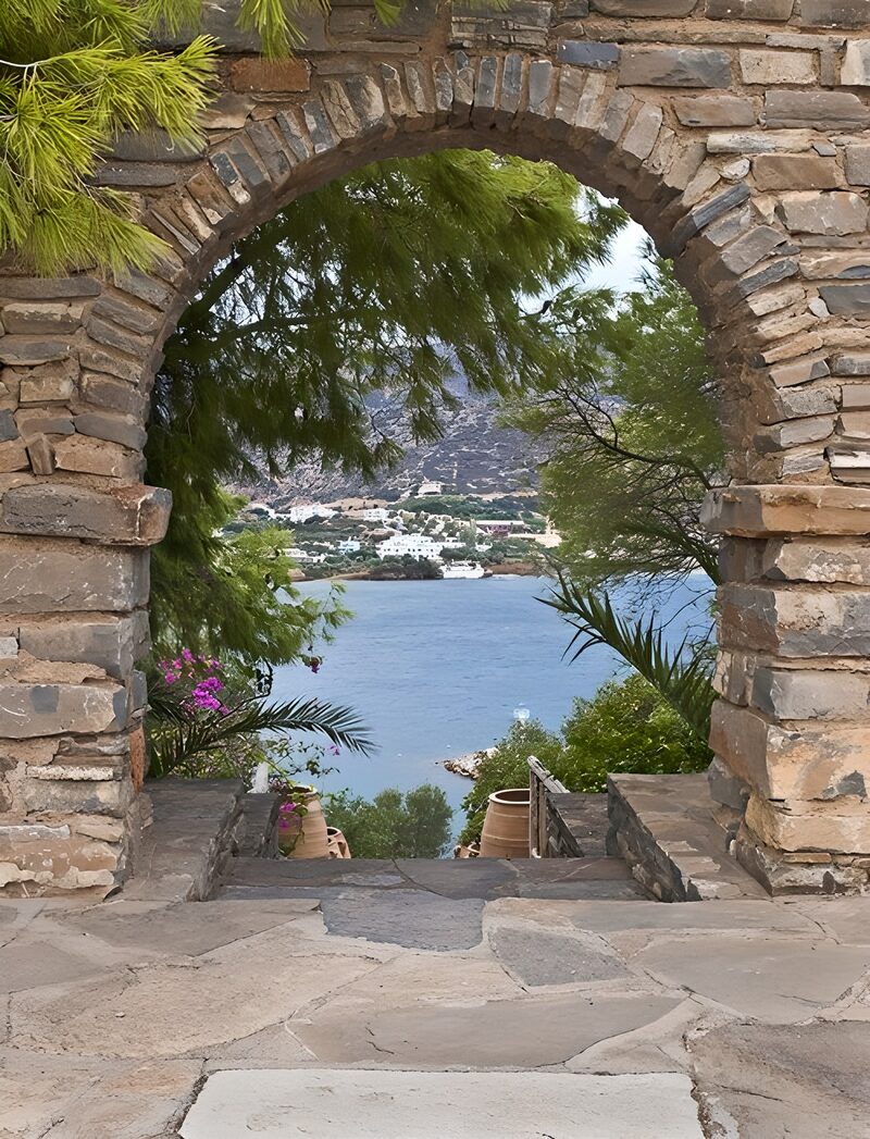 Tranquil Coastal Archway