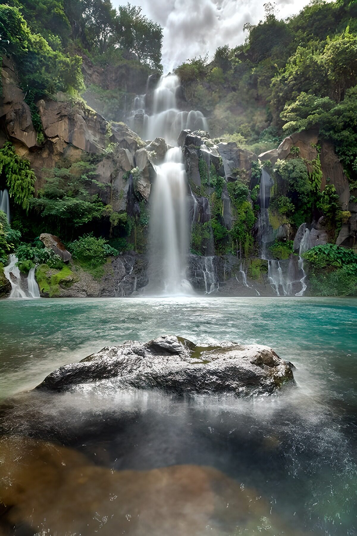 Serene Waterfall Paradise