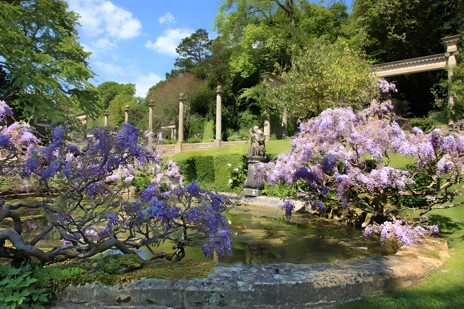 Tranquil Spring Garden Oasis