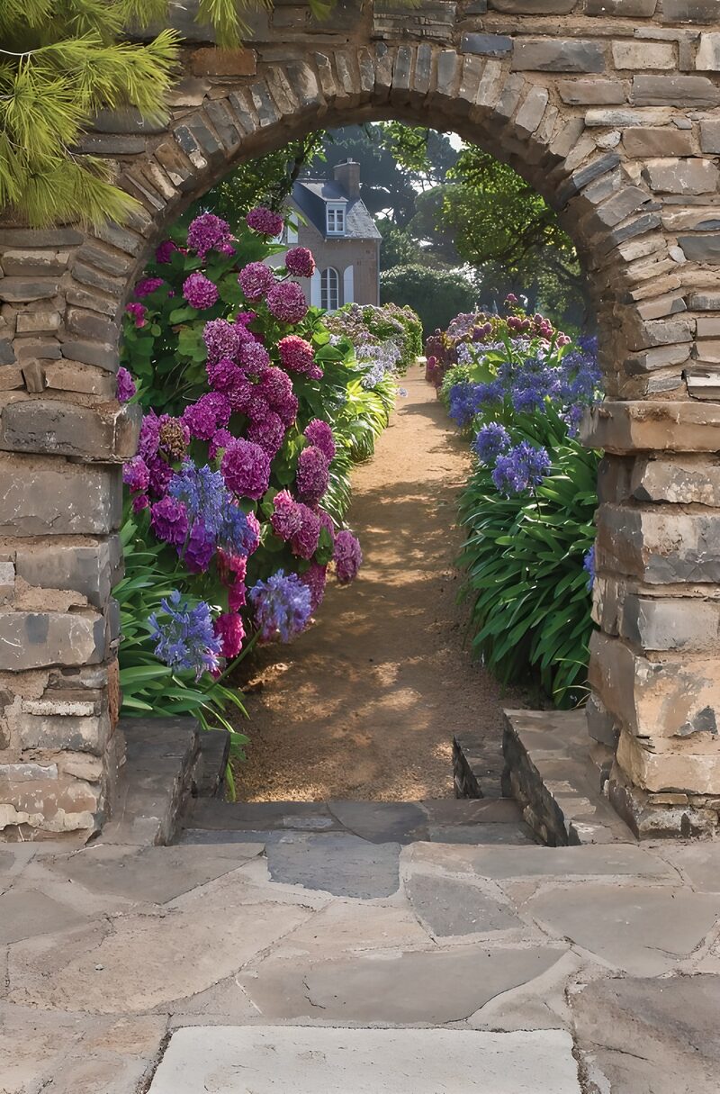 Floral Archway to Tranquility