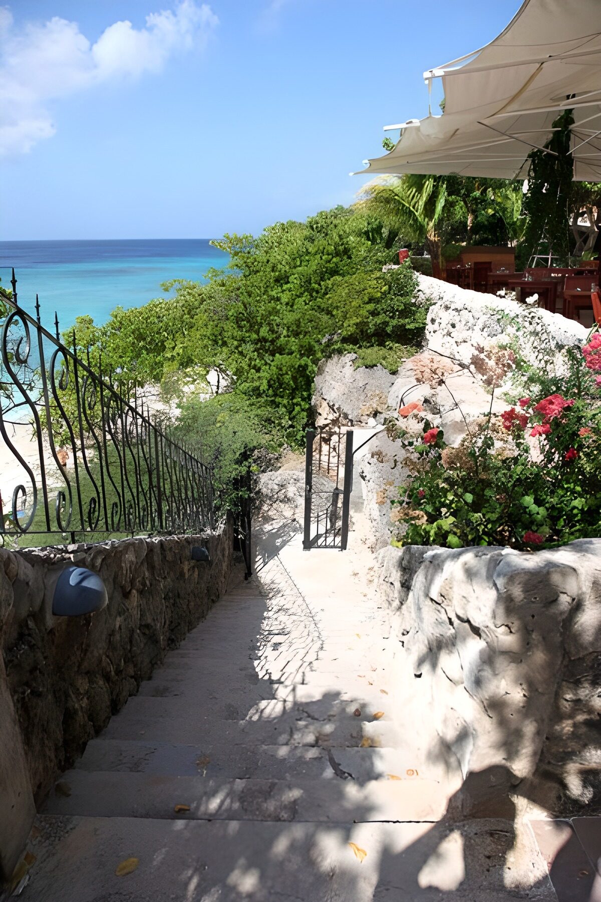 Serene Steps to the Beach
