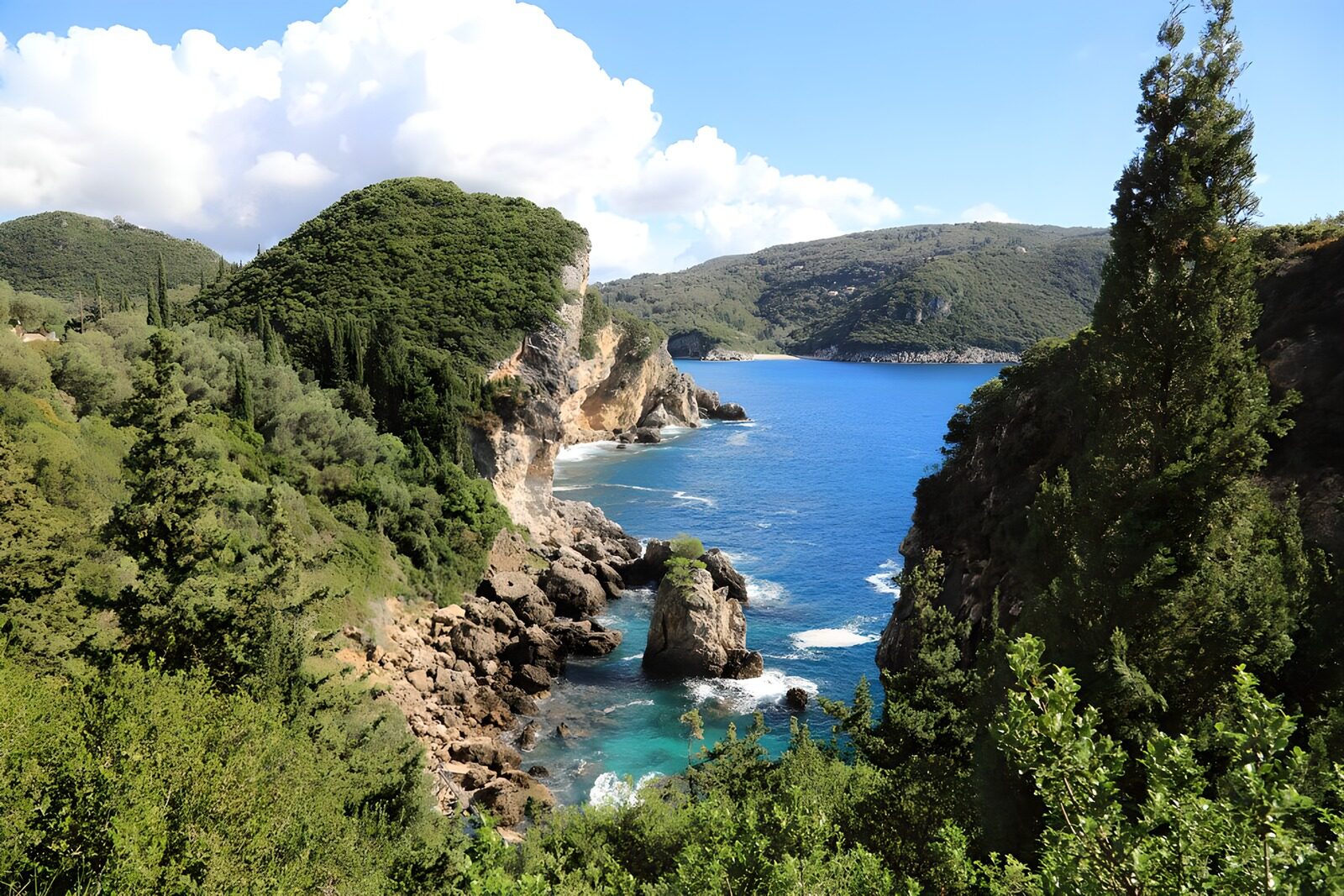 Serene Coastal Landscape