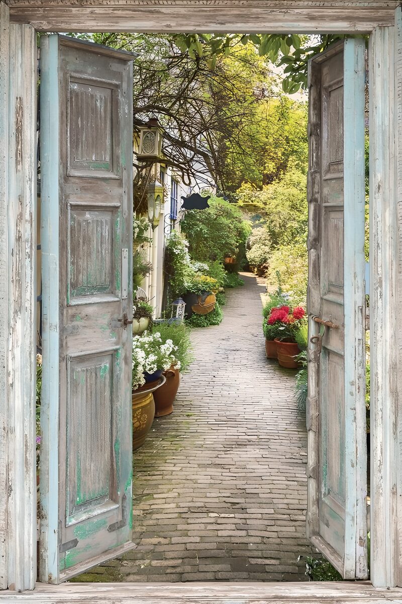 A Glimpse into a Tranquil Garden