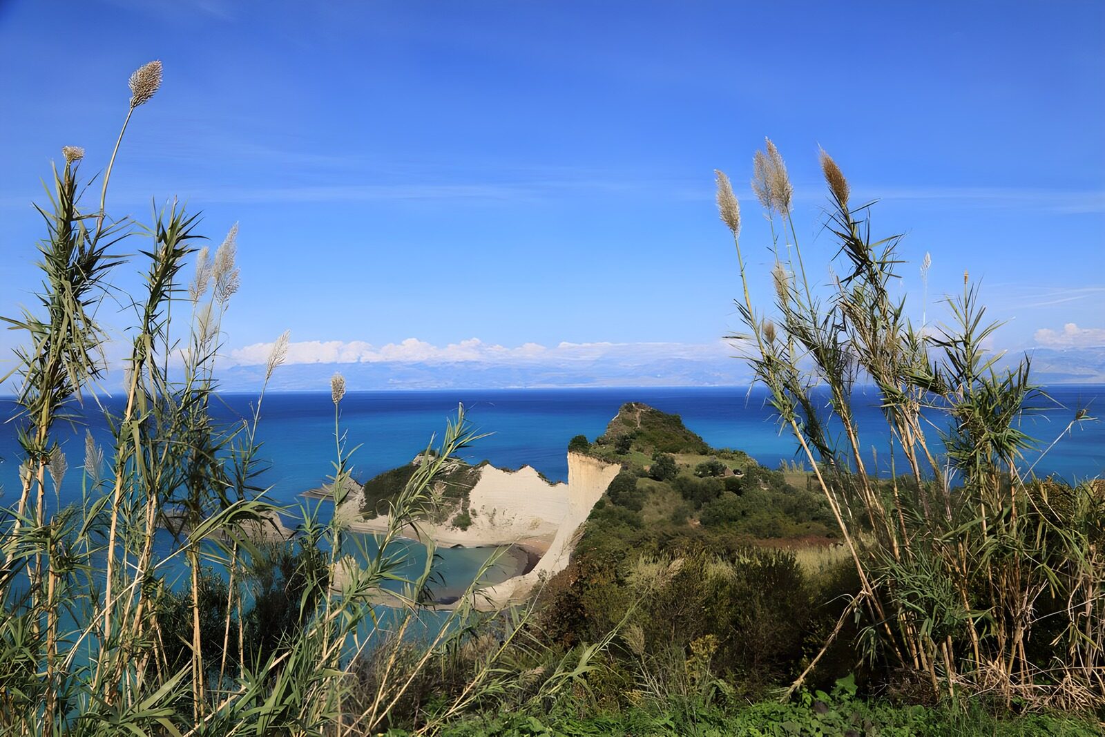 Coastal Serenity Under Clear Skies