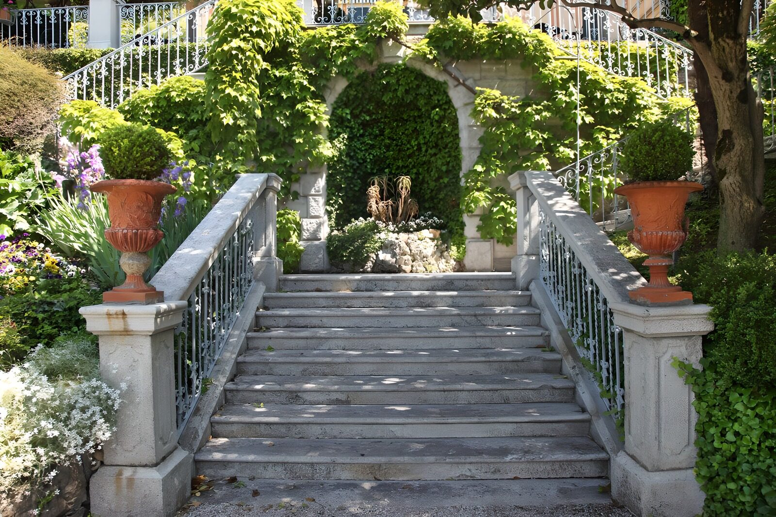 Charming Garden Stairs