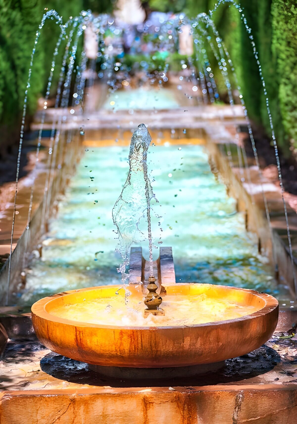 Tranquil Garden Fountain Magic