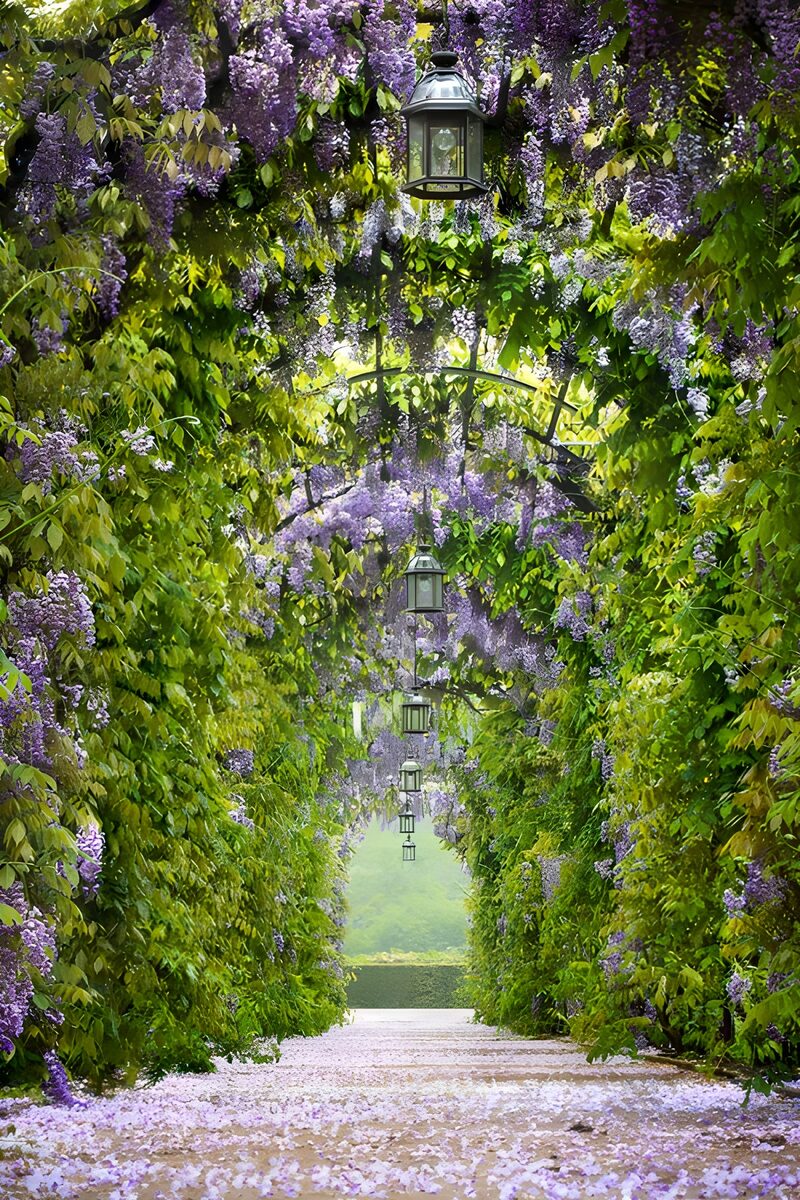 Enchanted Wisteria Walkway
