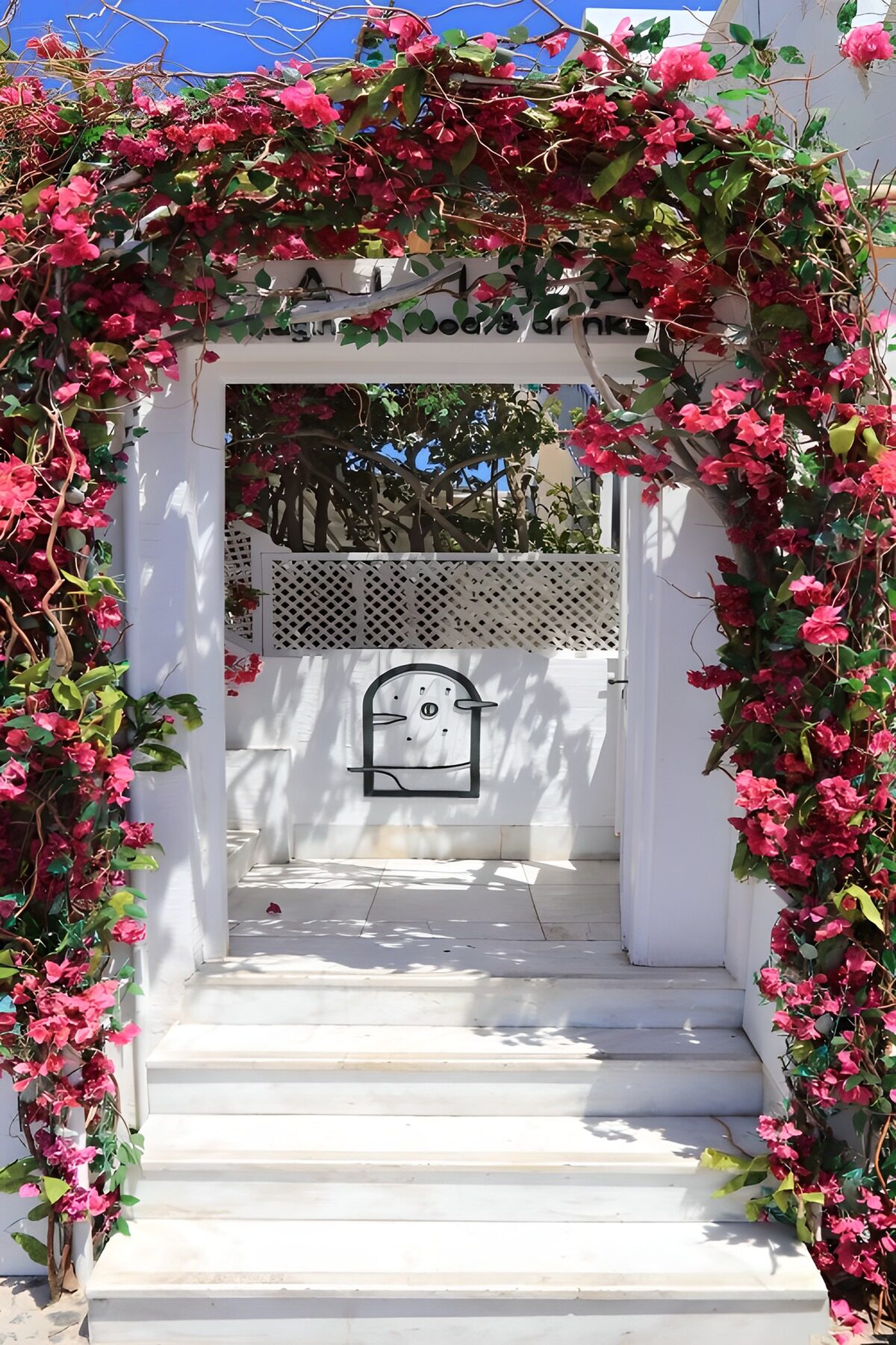 Floral Archway to Tranquility