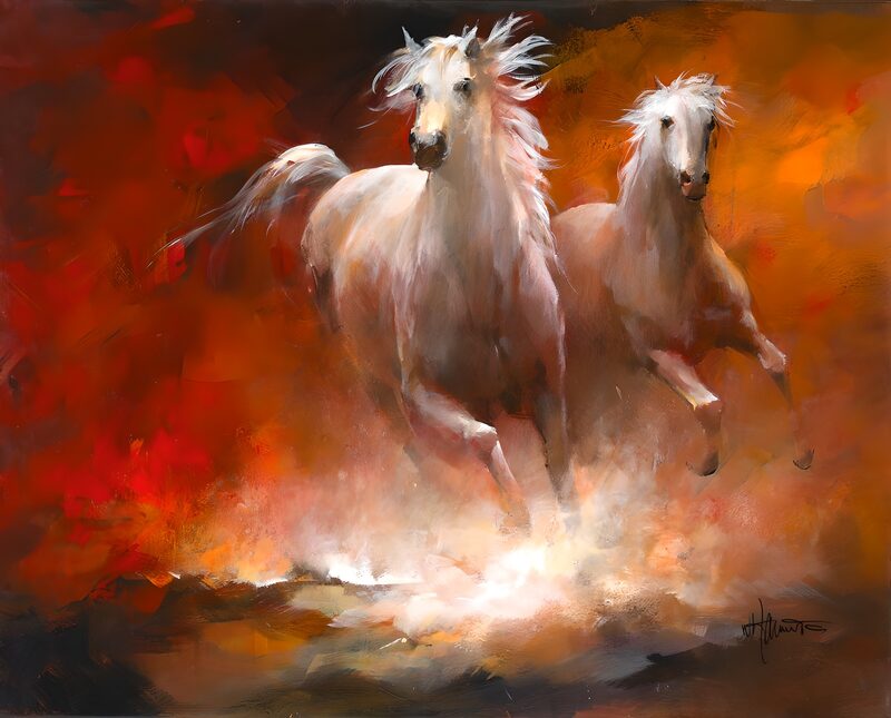 Majestic Horses in Motion