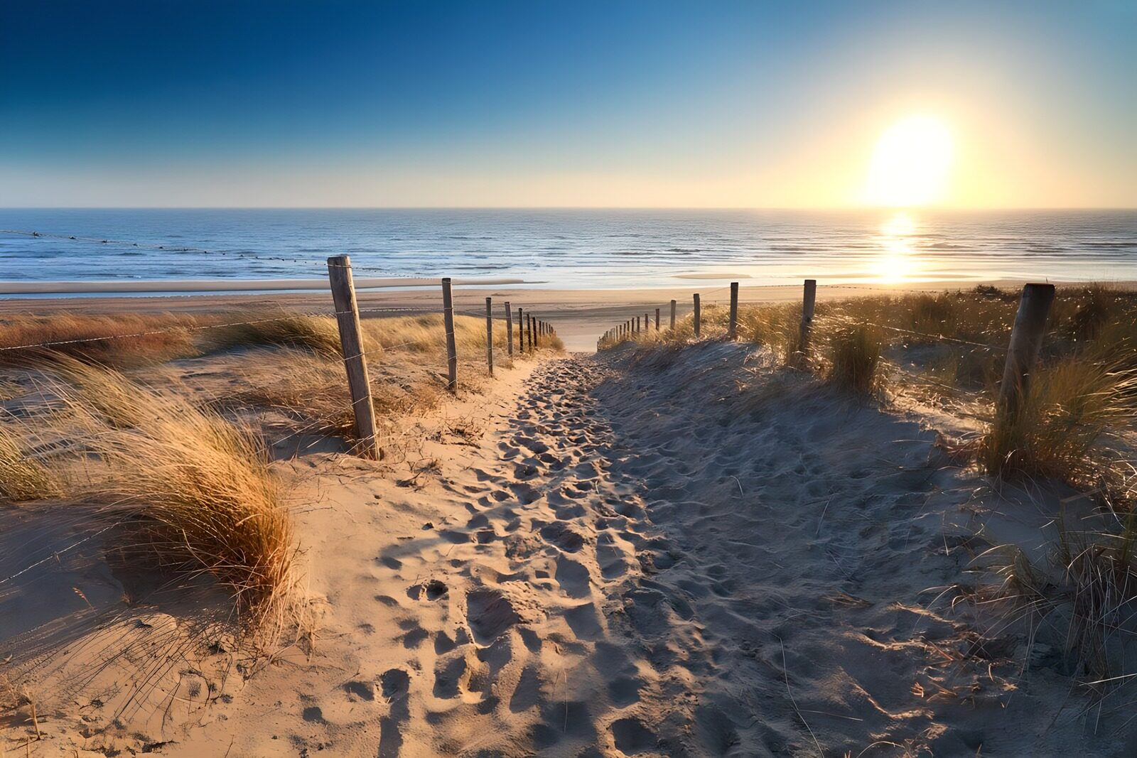 Tranquil Sunset at the Beach
