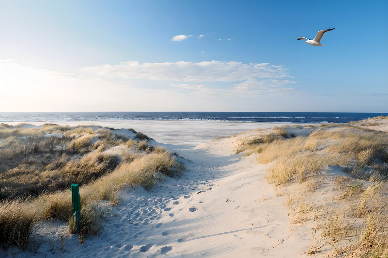 Serene Dune Path to the Ocean