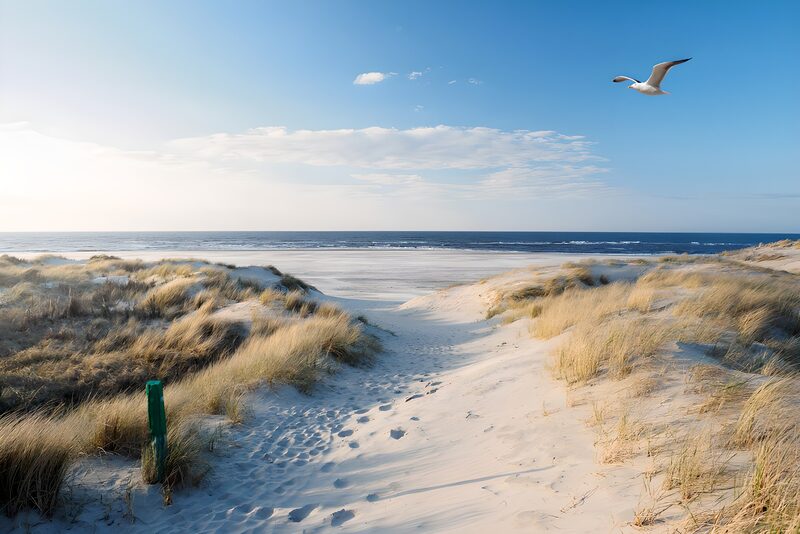 Serene Dune Path to the Ocean