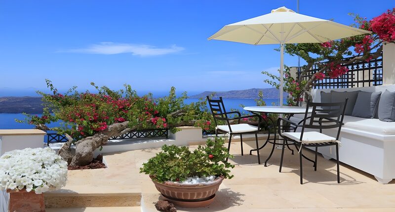 Serene Terrace with Ocean View