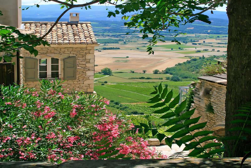Scenic View from a Stone Cottage